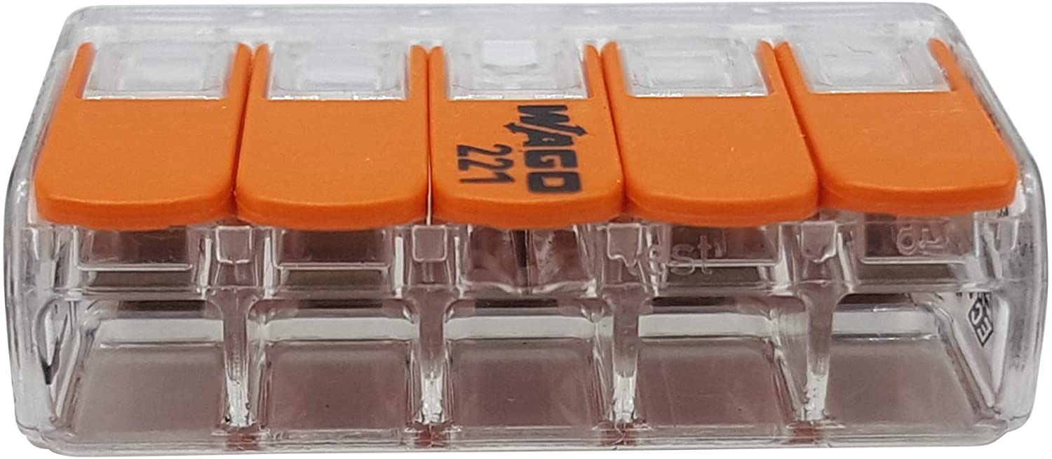 Pack of 25 | Wago 221-415 Connecting terminal 0.2-4 mm²